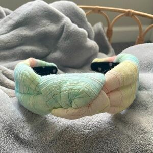 Lele Sadoughi X Loveshackfancy Waterfall Tie Dye Knotted Headband